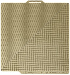 BIQU BIQU Panda Dual Textured PEI - dwustronna nakładka z wzorem plastra miodu i pepitki - do Bambu Lab X1, P2S, P1 i A1 - 257x257mm}