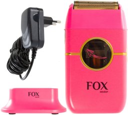 Golarka do zarostu FOX Vector Profesjonalna Bezprzewodowa Różowa