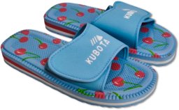 Piankowe klapki Kubota - Rzep Rozmiar 38 - Wiśnie