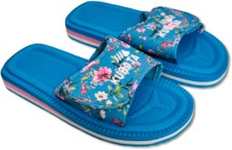 Piankowe klapki Kubota - Rzep Rozmiar 37 - Kwiaty