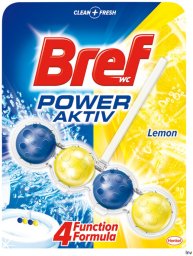Bref Power Aktiv Zawieszka do WC Lemon 50g