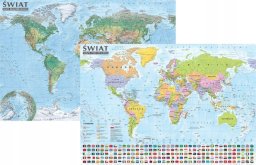Podkładka na biurko - Świat 1:44 000 000