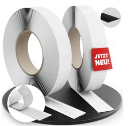 LABEL THE CABLE EASY TAPE STRAP Klettband-Rolle - 8m, 20mm, weiß