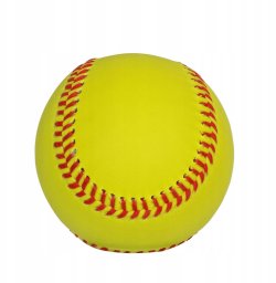 Piłka baseball skóra syntetyczna seledyn