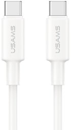 Kabel USB Usams Kabel USB Usams U90 USB-C 1m 60W Fast Charge biały