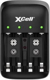 XCell Ladegerät BC-X500 unbest. 1-4x AAA, AA, 1-2x 9V Block