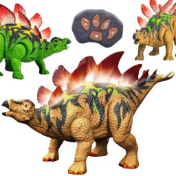 DINOZAUR ZDALNIE STEROWANY RC ROBOT STEGOZAUR DLA DZIECI KREATYWNY INTERAKTYWNY