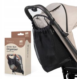 Siatkowy uniwersalny organizer do wózka