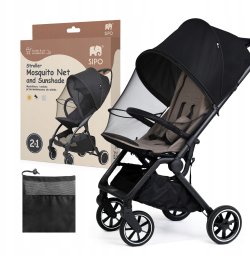 Moskitiera i osłona przeciwsłoneczna 2w1