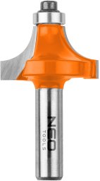 Neo Frez kształtowy z łożyskiem, zaokrąglający, TCT, 34.9 x 15.4 mm, trzpień 8 mm
