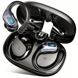 Słuchawki Bezprzewodowe Feegar Sport Bluetooth 5.4 Bateria 70H Douszne Ipx5