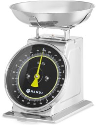 Waga kuchenna analogowa z szalką STAL 5 kg Waga kuchenna analogowa z szalką STAL 5 kg