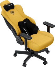 Fotel gamingowy materiałowy Anda Seat Kaiser 3E XL Bright Yellow Fabric