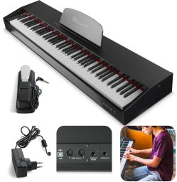 Pianino cyfrowe 88 klawiszy Aria I Mielczewski one size