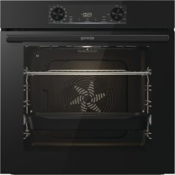 Gorenje 77 L pirolitiska tirisana melna - Iebuvejama elektriska cepeskrasns