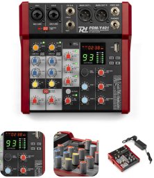 Mikser 4- kanałowy PDM-Y401 Power Dynamics one size