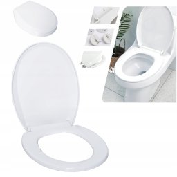 DESKA WC SEDESOWA WOLNOOPADAJĄCA WYPINANA KLOZETOWA UNIWERSALNA RDW-01