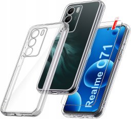 Etui do Realme C71 WZMACNIANE CLEAR CASE 2MM + Szkło 9H