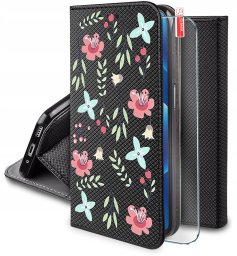 Etui do Realme C71 MAGNET WZORY CASE + SZKŁO 9H