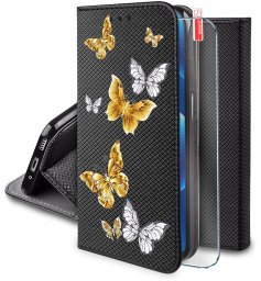 Etui do Realme C71 MAGNET WZORY CASE + SZKŁO 9H