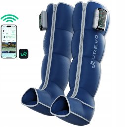 Blue UREVO Recovery Wireless Massager Juodas/Mėlyna