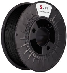 C-TECH Tisková struna (filament) ESSENTIAL LINE, PETG, černá, 1,75mm, 1kg