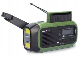Radio Nedis Radio odbiornik Emergency radio DAB+ FM Solar Battery 5412810444175 RDDBCR2000GN (5412810444175)