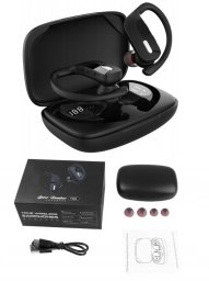 SŁUCHAWKI BLUETOOTH 5.3 SPORTOWE PREMIUM POWERBANK TWS