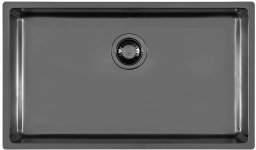 Zlewozmywak Foster Foster 2157056 KE Filotop Gun Metal Komora do zabudowy na równi z blatem