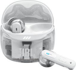 Słuchawki JBL Tune Flex 2 Ghost Edition białe (JBLTFLEX2GWHT)
