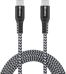 Kabel USB Sandberg USB-C - USB-C 2 m Czarny (441-67)