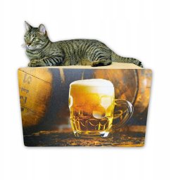 Mruu&Pruu DRAPAK DLA KOTA KARTONOWY PIWO WIELKI PROSTOKĄT 59x39x27 cm