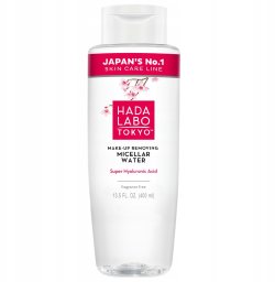 Hada Labo Tokyo , Hada Labo, Hyaluronic Acid, Makeup Removing, Micellar Water, For All Skin Types, 400 ml For Women