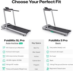 Bieżnia Urevo FoldiMix 5 Pro silver