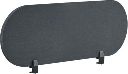 Beliani Przegroda na biurko 120 x 40 cm ciemnoszara SPARKY