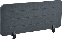 Beliani Przegroda na biurko 120 x 40 cm ciemnoszara ZIGGY