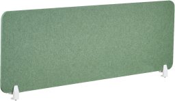 Beliani Przegroda na biurko 160 x 50 cm zielona SPLIT