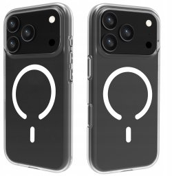 Roobix Etui Clarion MagSafe do iPhone 17 Pro - przezroczyste