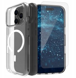 Roobix Zestaw 3w1 Combo do iPhone 17 Pro Max (etui MagSafe + szkło + ochrona obiektywu)