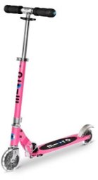 Micro Hulajnoga Sprite Pink LED + Micro Plecak w jednorożce XS AC4662 + Micro Światełko jednorożce AC5466