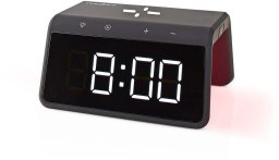 Radio Nedis Budzik Nedis WCACQ30BK 5–15 W 2x alarm podświetlenie Czarny