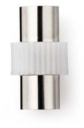 Nedis CSGB40941WT zmieniacz płci / kabli Coax Female Biały