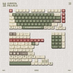 Nuphy Carved Prairie nSA Keycaps