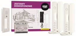 6025/402 URMET Zestaw domofonowy z dwoma przyciskami wywołania, podtynkowy
