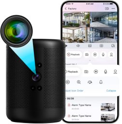 MINI KAMERA WIFI SZPIEGOWSKA W GŁOŚNIKU CZUJNIK RUCHU PODGLĄD NA TELEFON