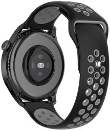 SPORTOWY PASEK SILIKONOWY 20MM DO SMARTWATCHA - WYGODNY, ODDYCHAJĄCY I TRWAŁY (PASUJE M. IN. DO SAMSUNG, HUAWEI, AMAZFIT, GARMIN)