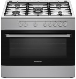 Kuchnia gazowo elektryczna Ravanson KWGE-K90A Cheff (inox)