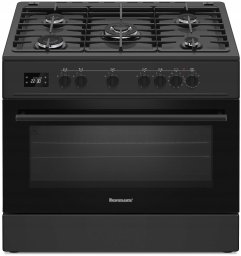 Kuchnia gazowo elektryczna Ravanson KWGE-K90A Cheff Modern Black (czarny)