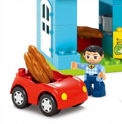 Bounn Klocki konstrukcyjne uroczy domek rodzinny 96 elementów