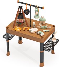 Zestaw maÅy camping do odgrywania rÃ³l stolik skÅadana walizka